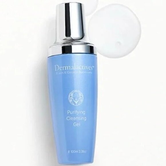 Dermalactives Purifying Cleansing Gel 100ml 3.38oz Elastin Collagen Rejuvenation - Picture 1 of 3